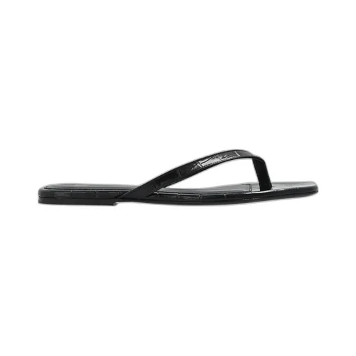 Square-Toe Flip-Flops