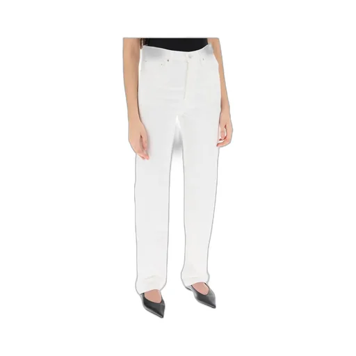 Button Denim Trousers