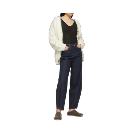 High-Waist Straight-Leg Jeans