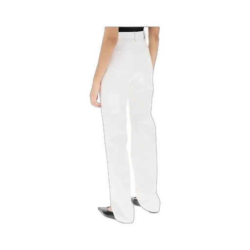 Button Denim Trousers
