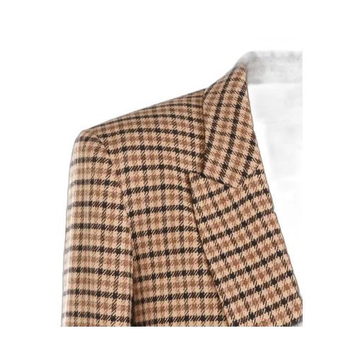 Chequered Blazer