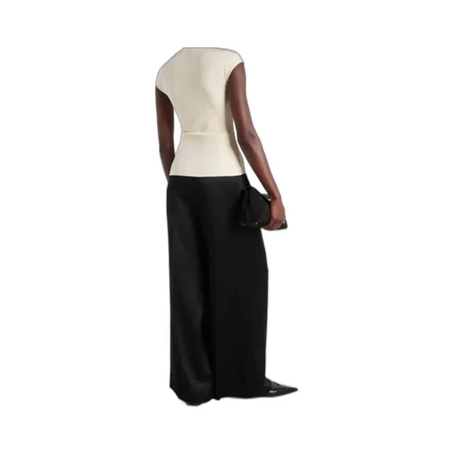 Paola Gathered Jersey Top