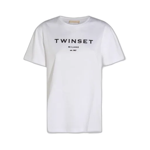 Logo Printed Crewneck T-Shirt