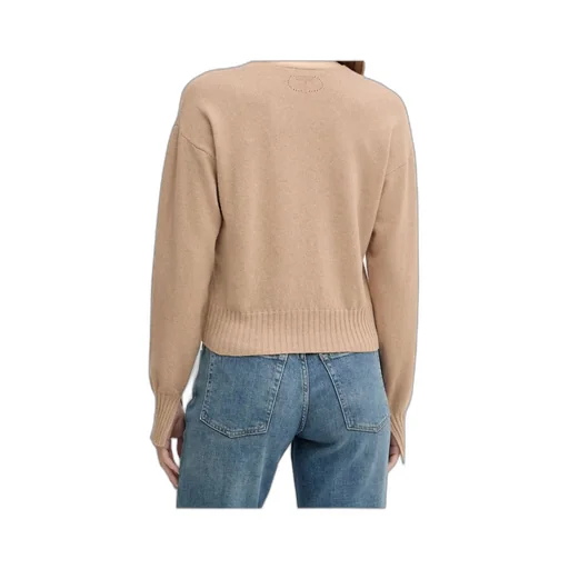 U-Neck Ribbed Sweater