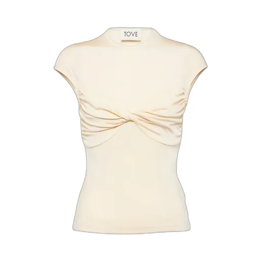 Paola Gathered Jersey Top