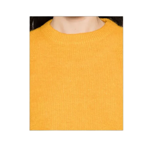 Round-Neck Balloon-Sleeve Sweater