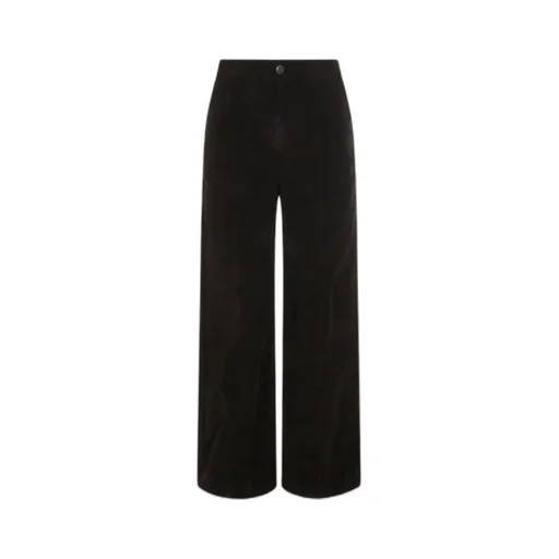 Wide-Leg Corduroy Trousers
