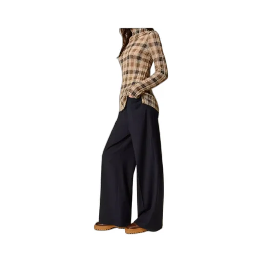 Drawstring Wide-Leg Trousers