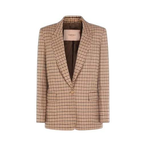 Chequered Blazer