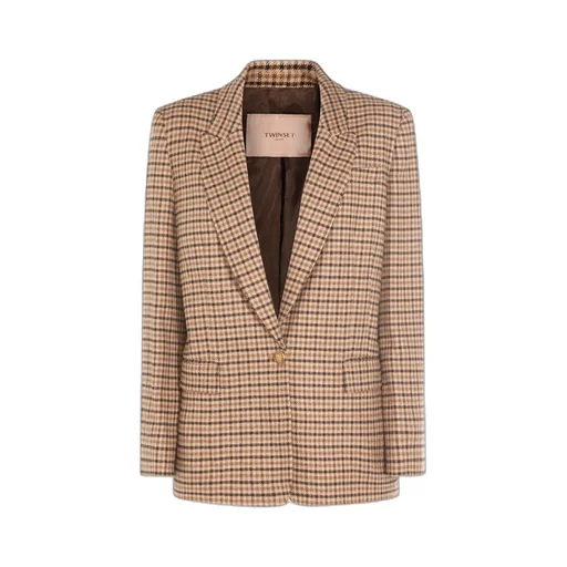 Chequered Blazer