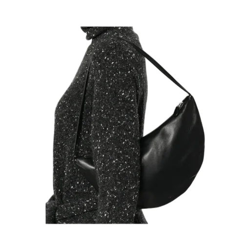 Crescent Zipped Shoulder Bag