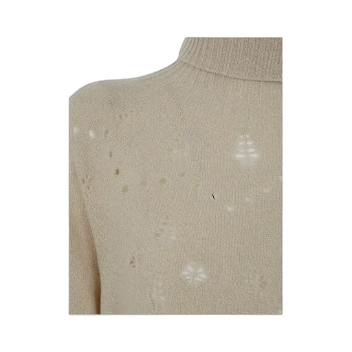Roll-Neck Lurex Jumper