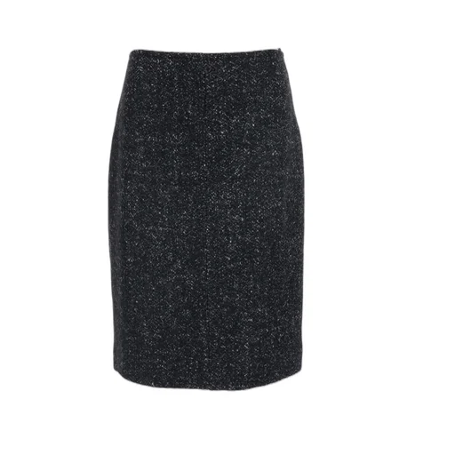 Back Slit Midi Skirt