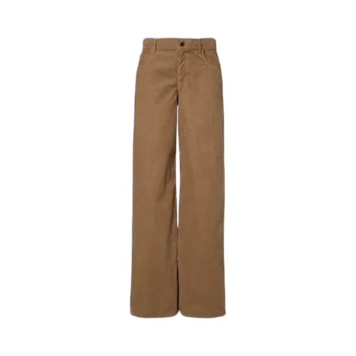 Eglitta Low-Rise Corduroy Wide-Leg Pants