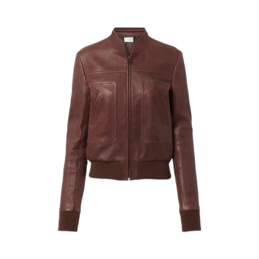 Leather Bomber Jacket