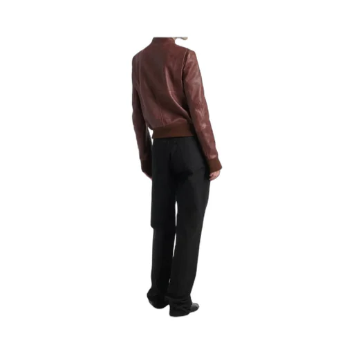 Leather Bomber Jacket