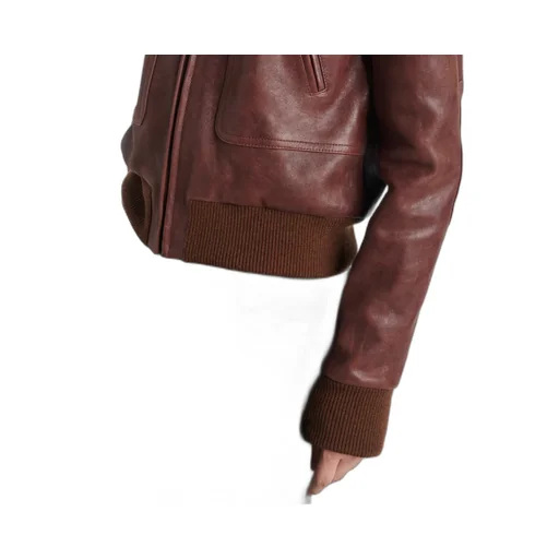 Leather Bomber Jacket