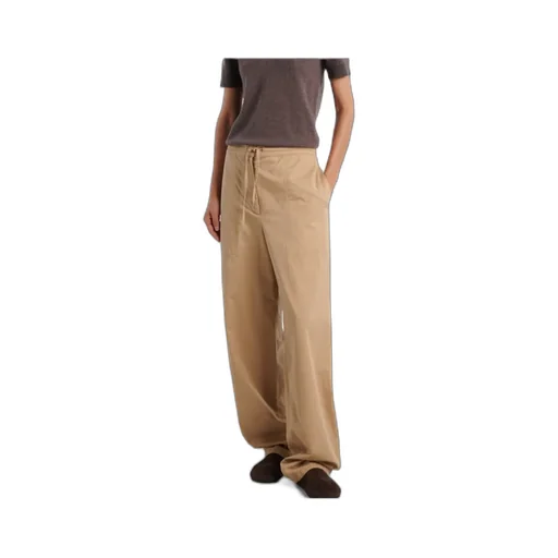 Mende Cotton And Cashmere Wide-Leg Pants
