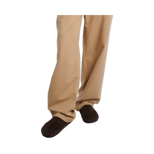 Mende Cotton And Cashmere Wide-Leg Pants