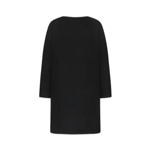 Boat-Neck Long-Sleeved Blouse