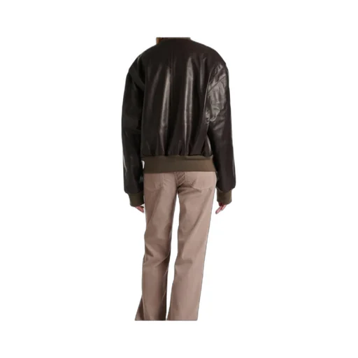 Morisel Leather Bomber Jacket