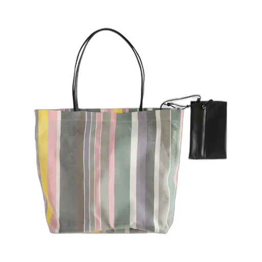Mini Barn Striped Tote Bag