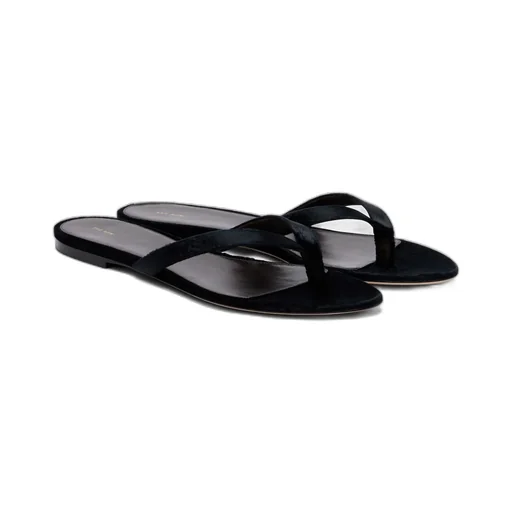 Sacha Velvet Thong Sandals