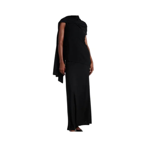 Isadra Draped Jersey Top