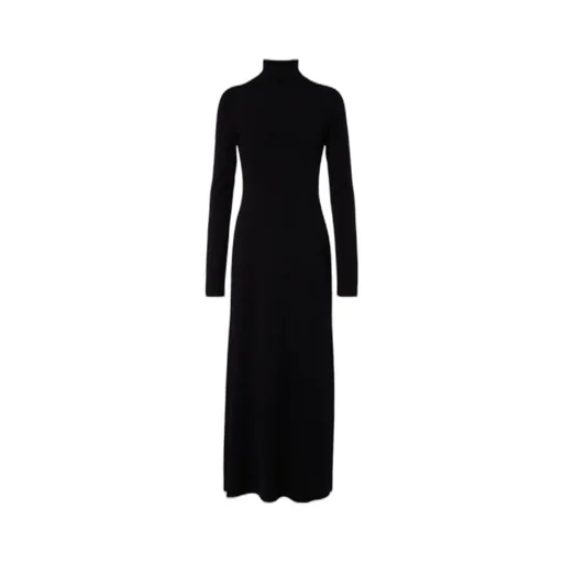 Leoline Turtleneck Virgin Wool Maxi Dress