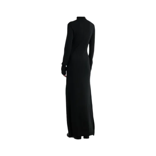 Leoline Turtleneck Virgin Wool Maxi Dress