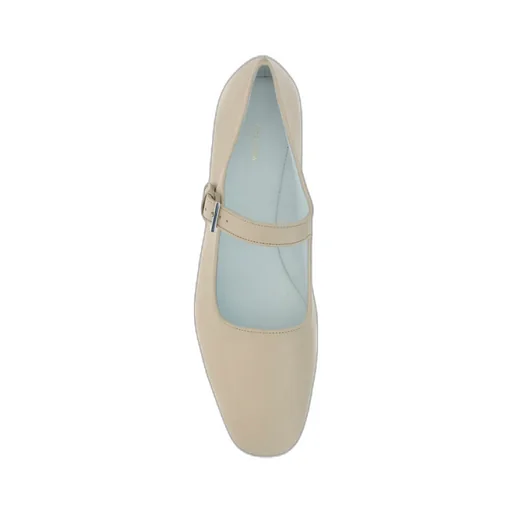 Ava Leather Ballerina Shoes