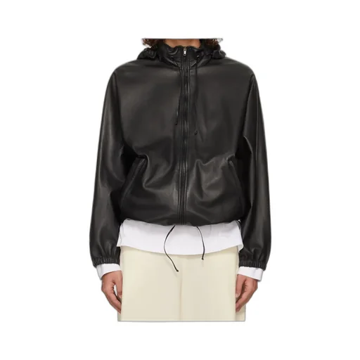 Long Sleeve Leather Jacket