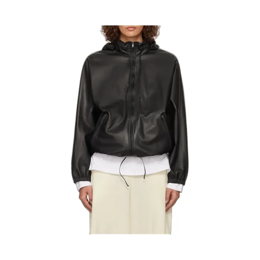 Long Sleeve Leather Jacket