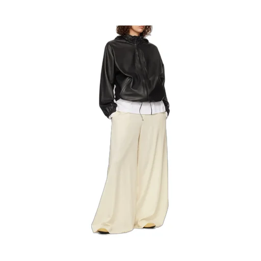 Long Sleeve Leather Jacket