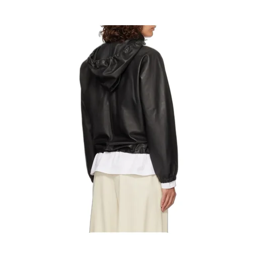 Long Sleeve Leather Jacket