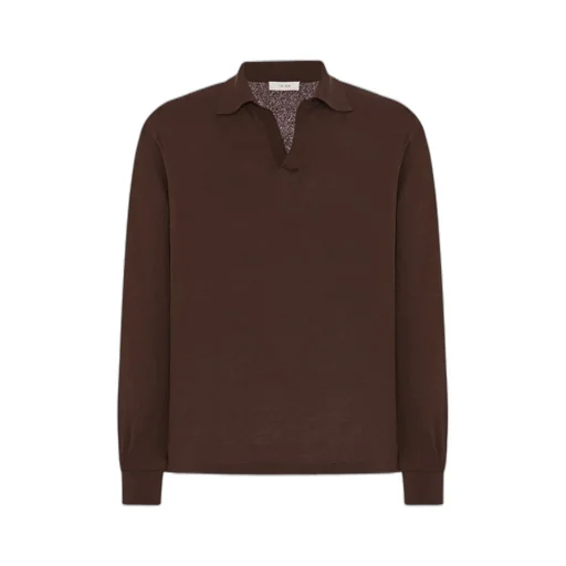 Long-Sleeved Polo Shirt