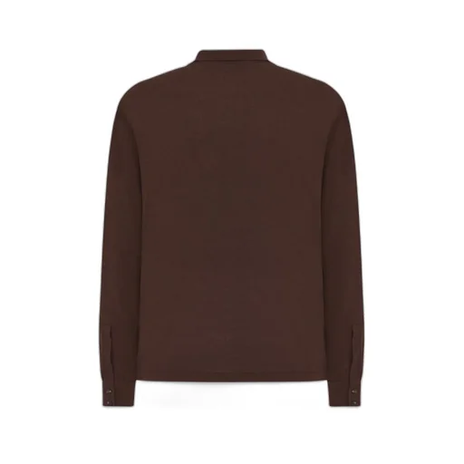Long-Sleeved Polo Shirt
