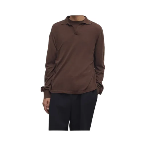 Long-Sleeved Polo Shirt