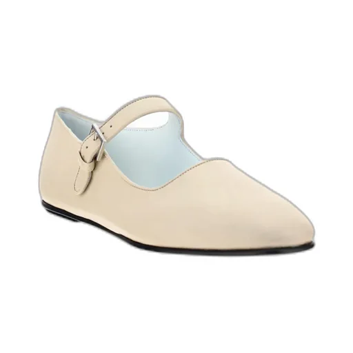 Ava Leather Ballerina Shoes