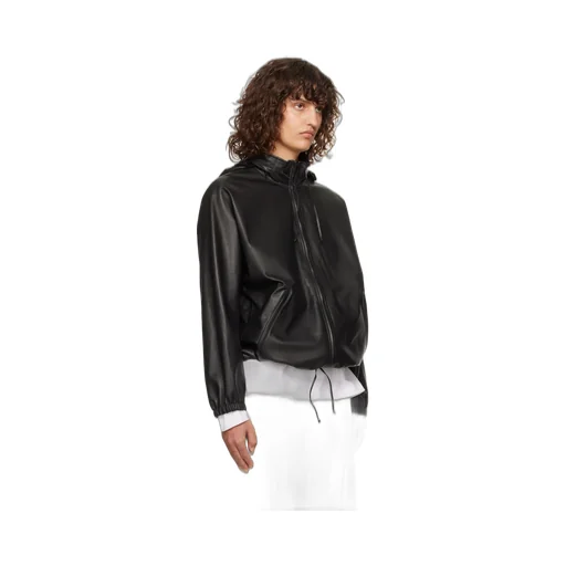 Long Sleeve Leather Jacket