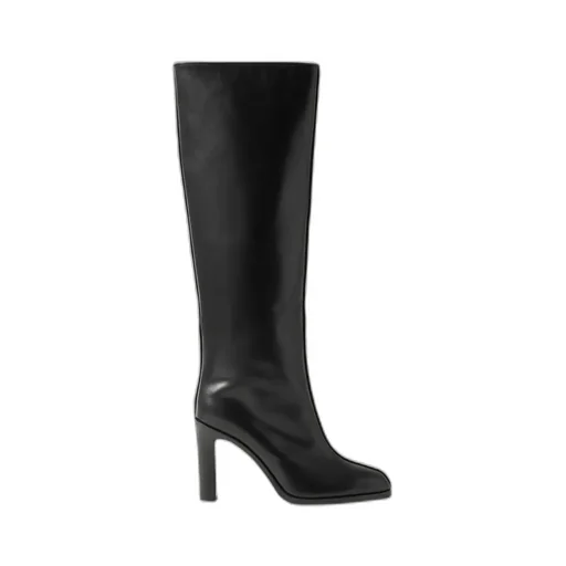 Pointed High-Heeled Boots