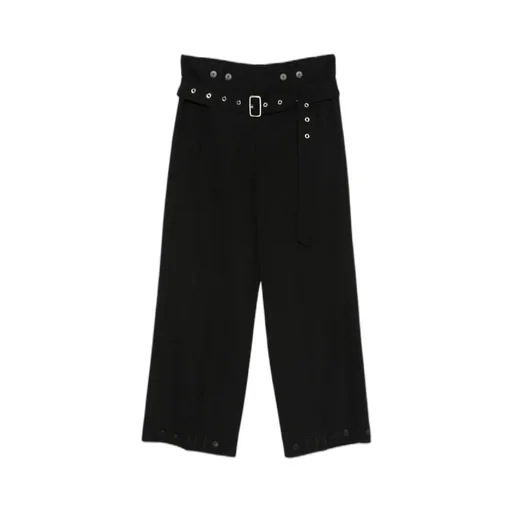 Belted Wide-Leg Trousers