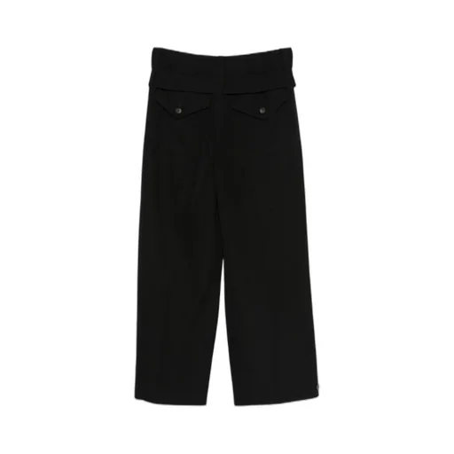 Belted Wide-Leg Trousers