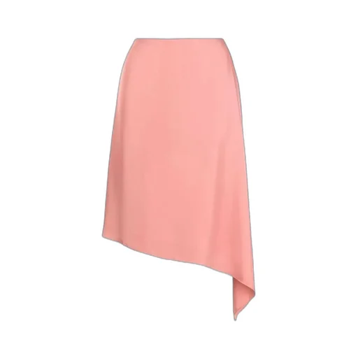 Asymmetric-Hem Skirt