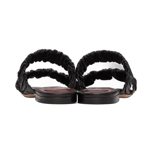 Maya Leather Flat Sandals
