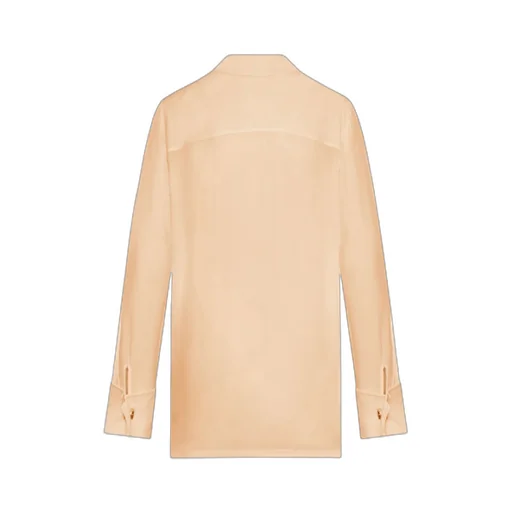 Pussy-Bow Long-Sleeved Top