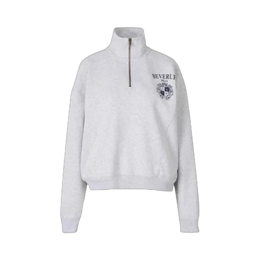 Stand-Up Collar Sweatshirt
