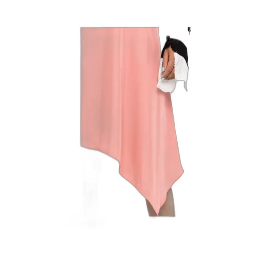 Asymmetric-Hem Skirt