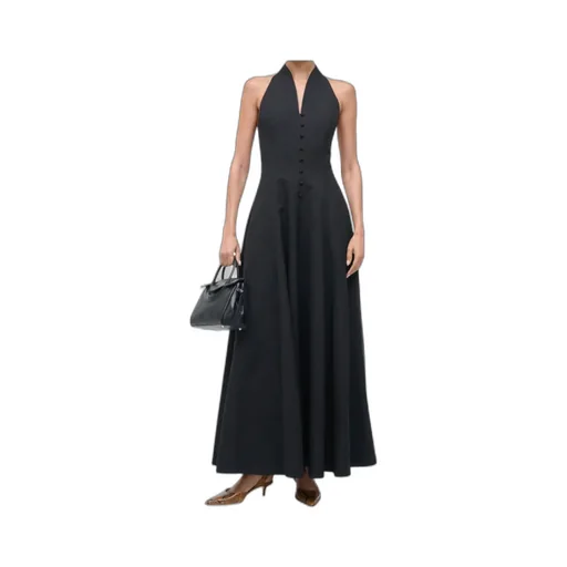Backless Halter Dress