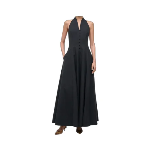 Backless Halter Dress